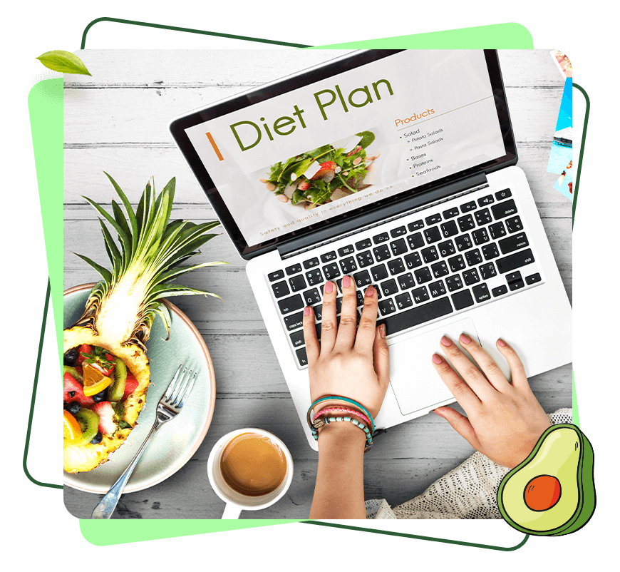 Diet Plan on Laptop